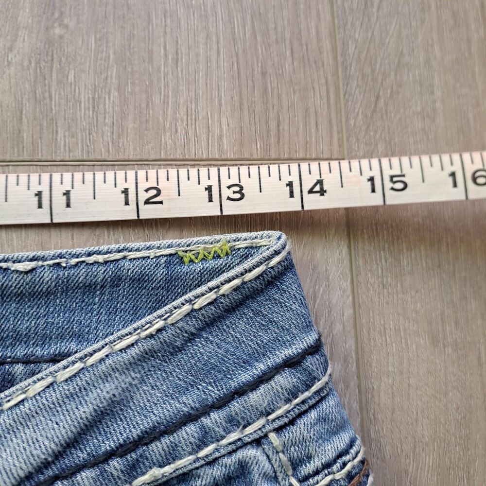 Culture Jeans Light Wash Skinny Jeans Flap Pockets Size 0 - Picture 9 of 13